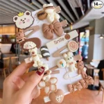 Cartoon Icecream Cute Kids Hair Clips Set