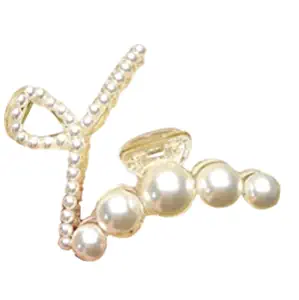 rubela store korean pearl clutcher hair accessory for women and girls kids 133