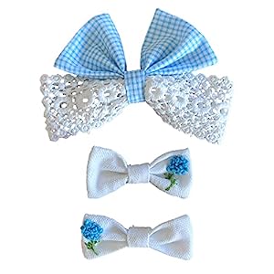 rubela store colorful bow pin hair accessory for women and girls kids 385