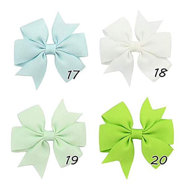 rubela store colorful bow pin hair accessory for women and girls kids 278