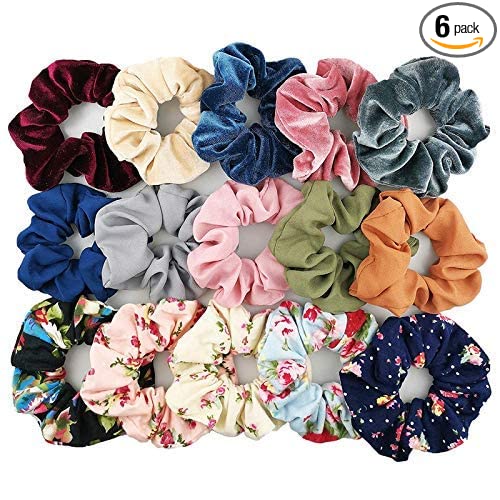 rubela store multi scrunchies hair accessory for women and girls kids-47
