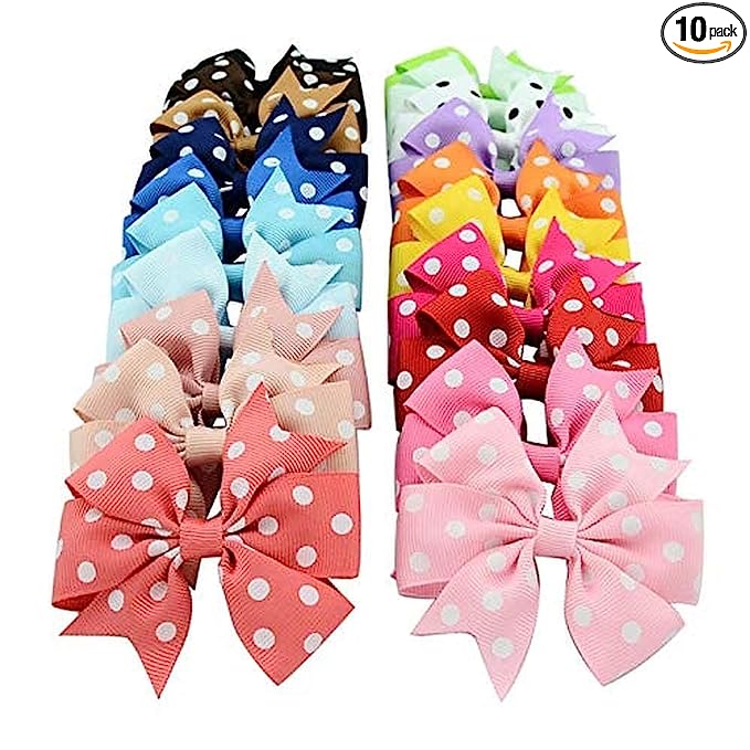 rubela store colorful bow pin hair accessory for women and girls kids 359