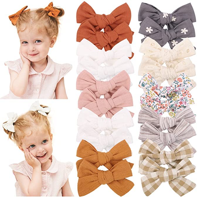 rubela store colorful bow pin hair accessory for women and girls kids 446