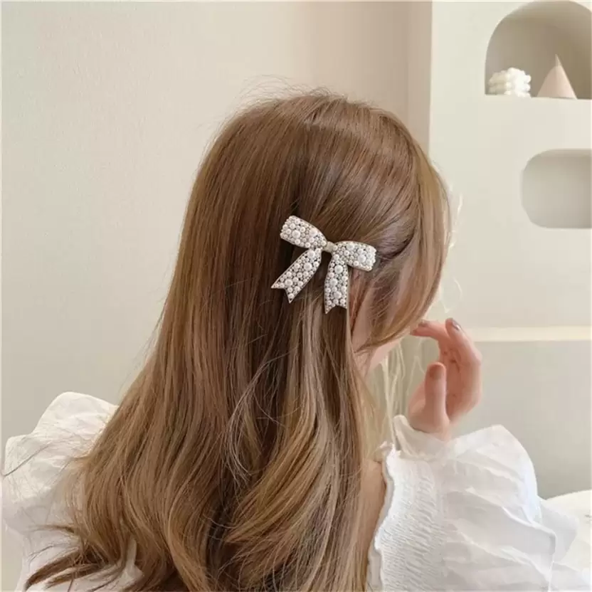 rubela store korean pearl butterfly pin hair accessory for women and girls kids 191