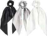 rubela store-Knotted Bow Hair Scrunchies Elastic 1