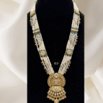 Real Look Set with White Moti – Elegance Redefined