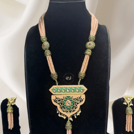 Peach Moti Set Long – Rubela Store