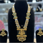 Real Look Temple Set with Green Moti Mala – Rubela Store