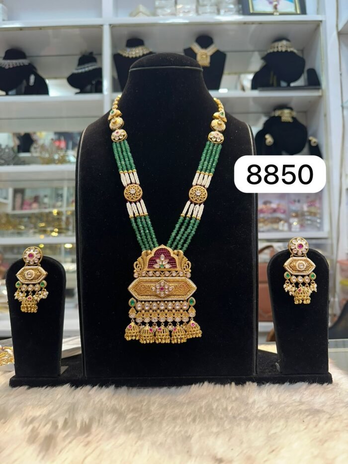 real look green mala set