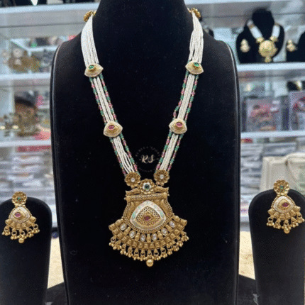Real Look Long Set with Meena Work | Rubela Store
