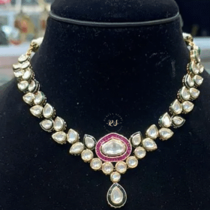 Ruby AC Kundan Set – Premium Elegance | Rubela Store