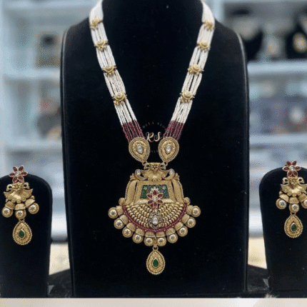 Royal Kundan Gold Look Set