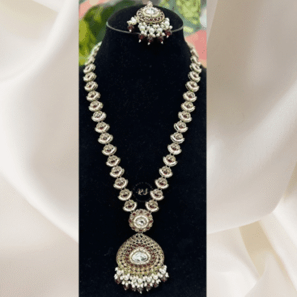 Antique Set with White Pearl Work by Rubela Store