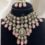 Blush Radiance Pink Kundan Set by Rubela Store