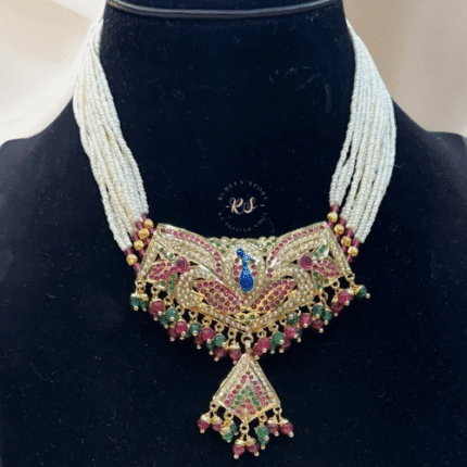 Royal Heritage Jadau Necklace by Rubela Store