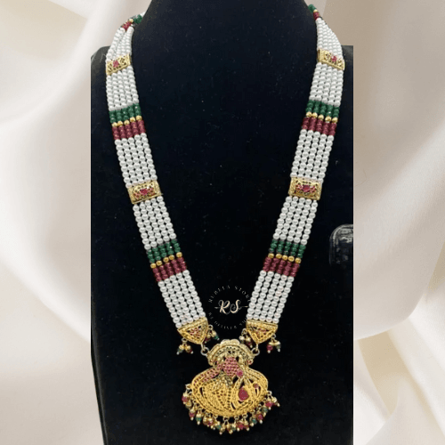 rubela store gold look jewellery best artificial jewellery (63) Rubela Store’s Enchanted Elegance Jadau Set – A Timeless Masterpiece - Image 1