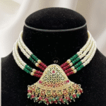 Rubela Store’s Eternal Glow Jadau Necklace – Crafted for Royal Souls