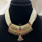 Rubela Store’s Heritage Jadau Necklace Set – A Story in Every Stone