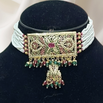 Rubela Store’s Meherbano Jadau Choker Set – Heritage on Your Skin