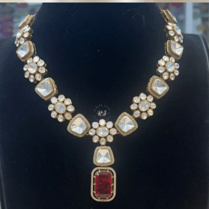 Charming Red Mosonite Set by Rubela Store