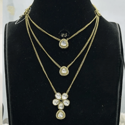 Elegant 3-layer Mosonite Set by Rubela Store – Timeless Shine for Every Occasion