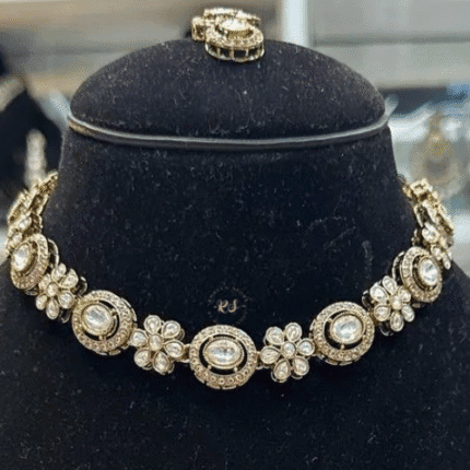 Glowing Mosonite Necklace & Earrings – Grace Redefined by Rubela Store