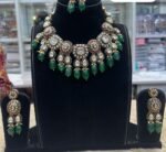 Green Kundan Set
