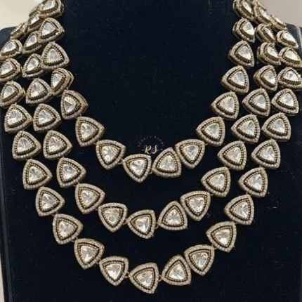 Smashing Triple Layer Astonishing Mosonite Set By Rubela Store- JUST FOR YOU