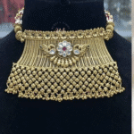 Royal Elegance Gold-Look Padmavati Choker Set – Rubela Store