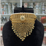 Rubela Store Gold-Look Padmavati Choker Set – The Queen’s Choice