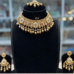 Exquisite Rubela Store Stunning Gold-Look Choker Set