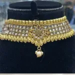 Heavenly Rubela Store Stunning Gold-Look Choker Set