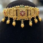 Prepossessing Rubela Store Stunning Gold-Look Choker Set