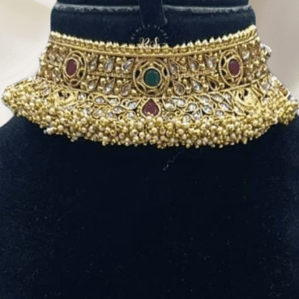 Gorgeous Rubela Store Stunning Gold-Look Choker Set