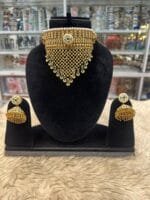 Gold-Look Padmavati Choker Set
