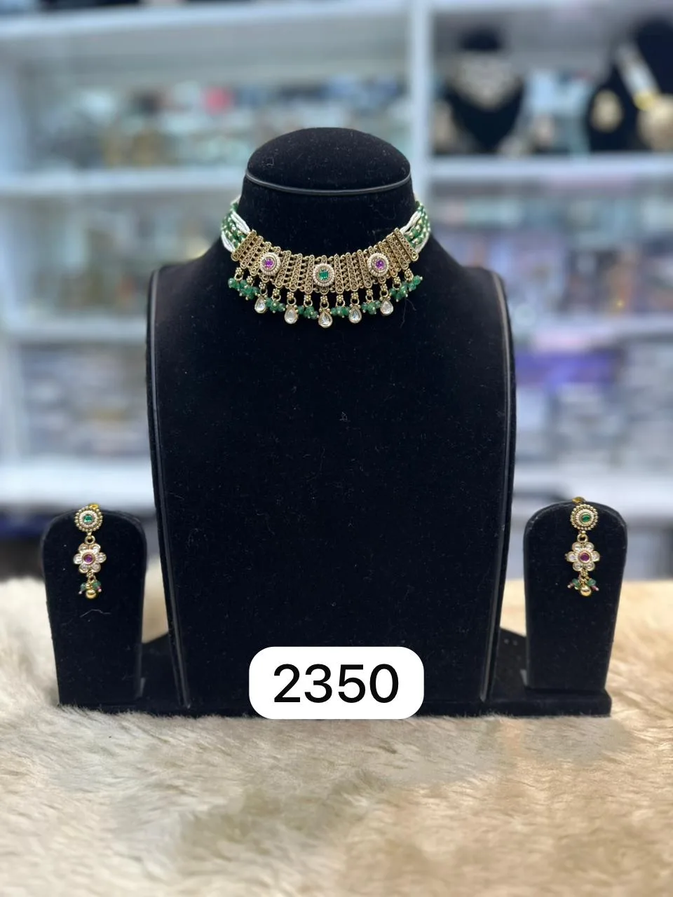 Elegant Real Look Choker Set for Every Occasion – Premium Gold Finish by Rubela Store - Image 2