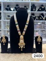 Real Look Mala Set Ruby Green – Elegant Jewellery by Rubela Store - Image 2