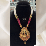 Temple Jewellery Gold Look Ruby Mala Set – Rubela Store