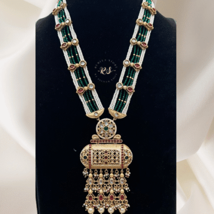 Real Look Set Green Mala – Elegant & Premium