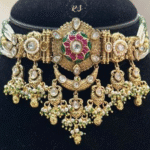 Real Gold Look Mina Kari Choker Set – Graceful Charm by Rubela
