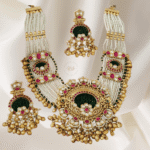 Rubela Store Real Look Moti Set – Elegant Gold Polish with Pearl Beauty