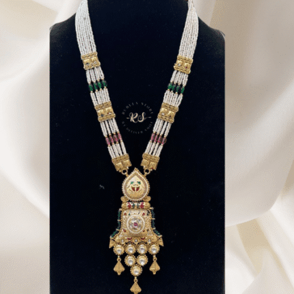 Real Look Mala Set Ruby Green – Elegant Jewellery by Rubela Store