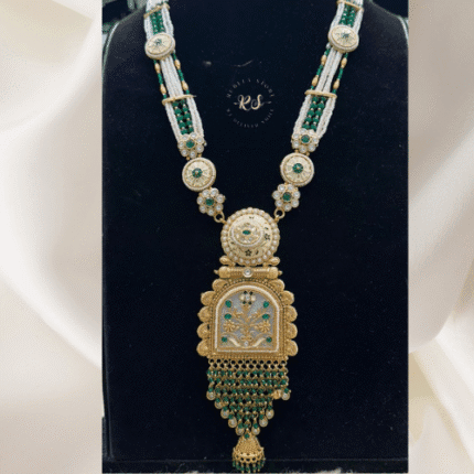 Real Look Green Mala Set – Grace in Every Detail