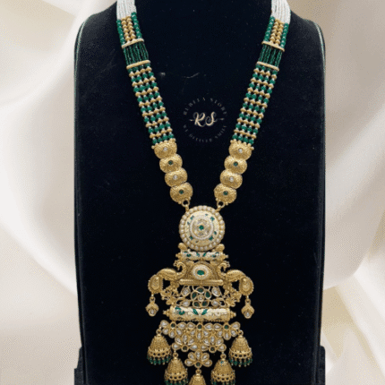 Real Gold Look Kundan Pendant Set – Premium Elegance by Rubela Store