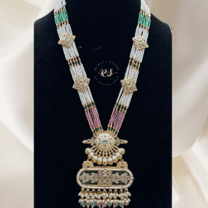 Elegant Kundan Pendant Set with Multi Colors – Rubela Store