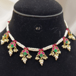 Real Gold Look Pearl Set with Mina Kari – Elegant Choice