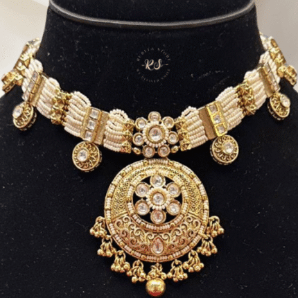 Real Gold Look Pearl Set – Shine Like Gold with Pearls