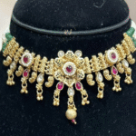 Real Gold Look Temple Choker with Pearl – By Rubela Store