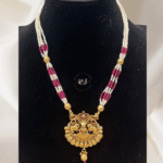 Graceful Gold Look Temple Pendant Set – Rubela Store