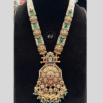 Rubela Real Look Golden Heavy Set with Mint Green – Royal Shine in Every Detail